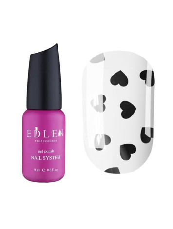Edlen Virnist Black Heart Top Coat , 9 ml 