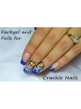 Yellow Foils for "Crackled" Effect