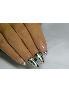 Silver Matte Foils for "Crackled" Effect