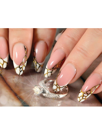 Black  Gel Paint and  3m  Silver Gold Foils for Casting 