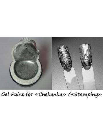 Silver Gel paint for "Chekanka" 