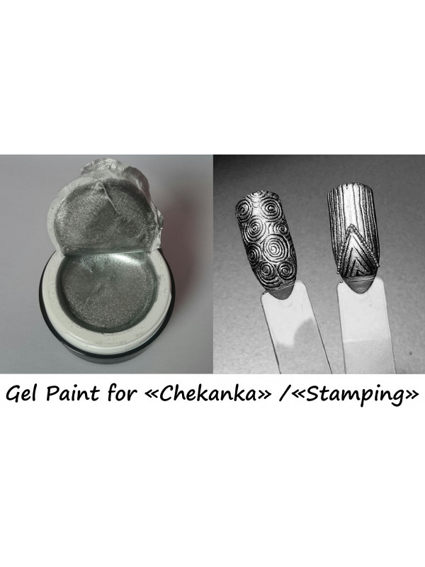 Silver Gel paint for "Chekanka" 