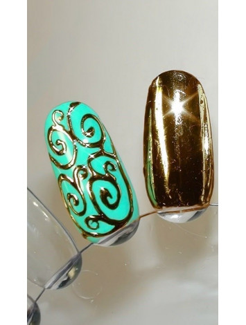 Black  Gel Paint and  3m  Silver Gold Foils for Casting 