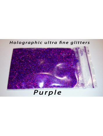 Purple Holo Ultra Fine Glitters, 5g  №1