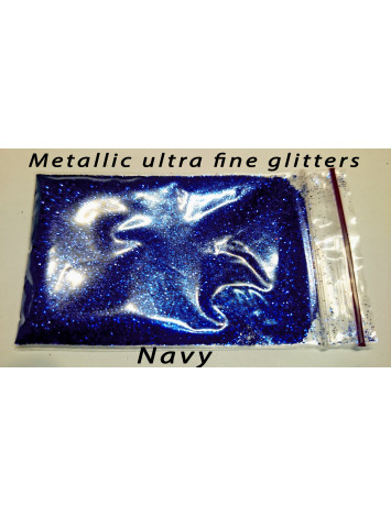 Navy Metallic Mirror Glitters, 5g  №29