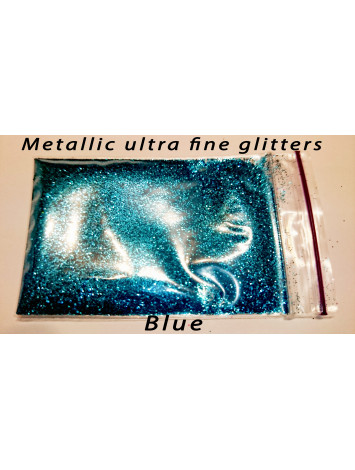 Blue Metallic Mirror Glitters, 5g  №30