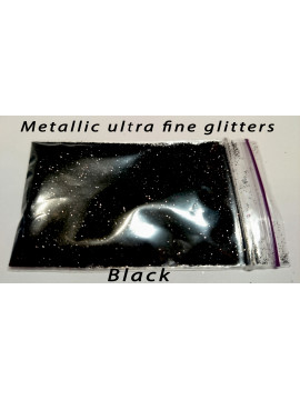 Black Metallic Mirror Glitters, 5g  №31