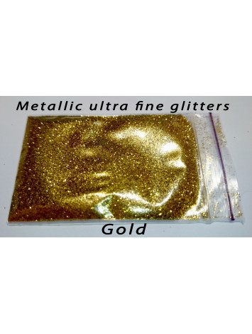 Gold Metallic Mirror Glitters, 5g №34