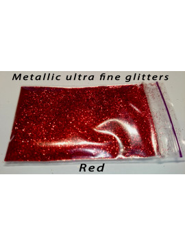 Red Metallic Mirror Glitters, 5g №37