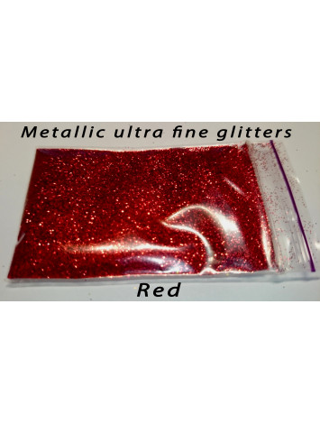 Red Metallic Mirror Glitters, 5g №37