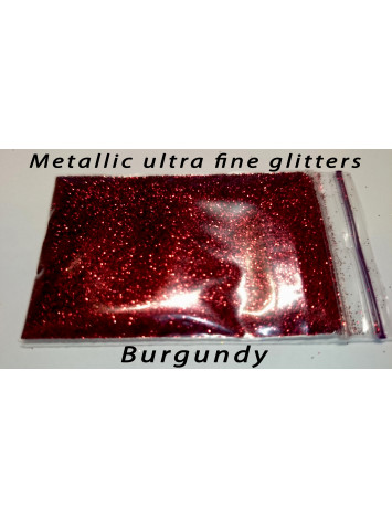 Burgundy Metallic Mirror Glitters, 5g №38