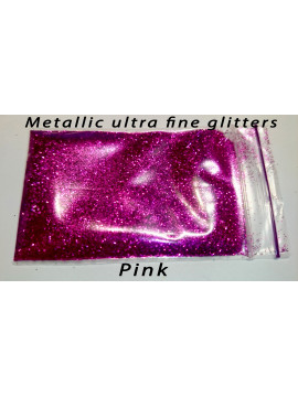 Pink Metallic Mirror Glitters, 5g №39