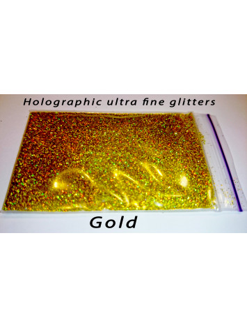 Gold Holo Ultra Fine Glitters, 5g  №7