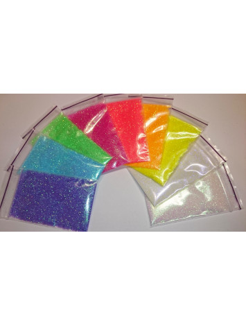 White Green Mirror Glitters, 5g  №16