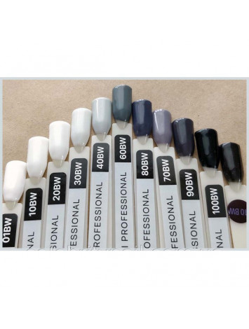 Black&White Kodi Gel Polish,  8 ml 