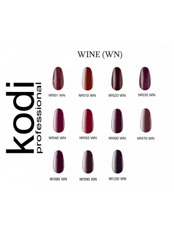 Wine Kodi Gel Polish,  8 ml 