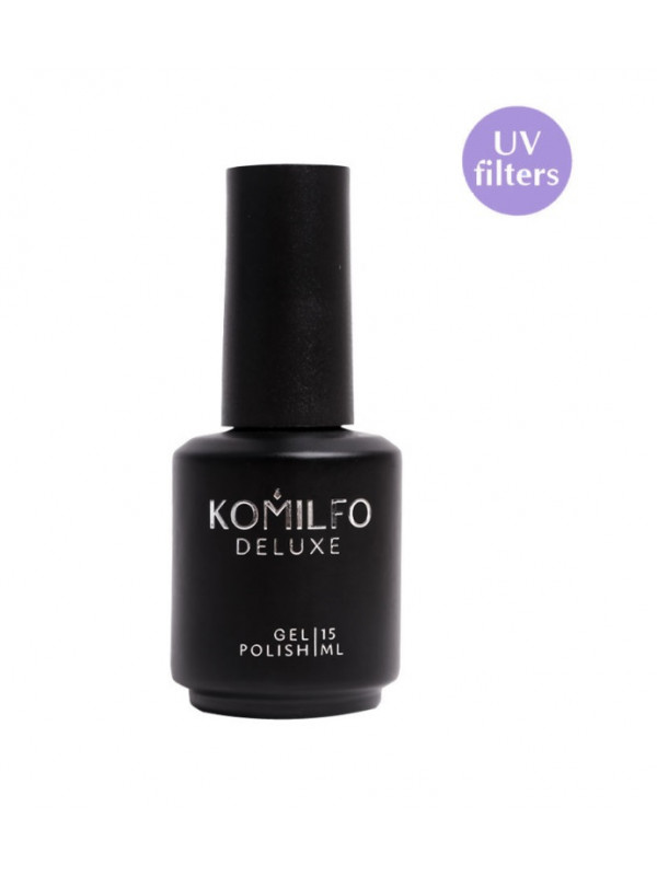 Komilfo Rubber Top Coat with UV filters , 15 ml