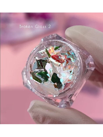 Luna Broken Glass Aurora Unicorn Flakes Set