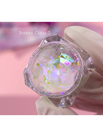 Luna Broken Glass Aurora Unicorn Flakes Set