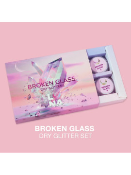 Luna Broken Glass Aurora Unicorn Flakes Set