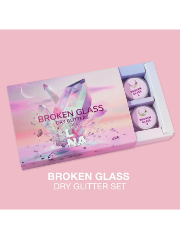 Luna Broken Glass Aurora Unicorn Flakes Set