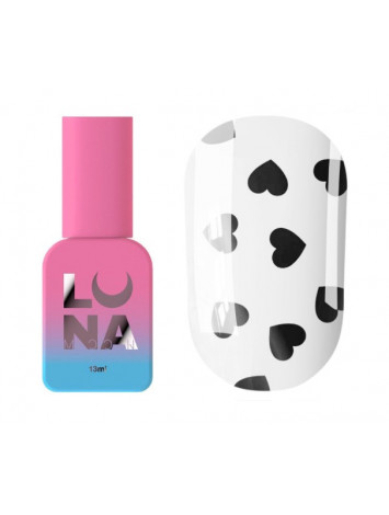 Luna Romantic Top Coat Black, 13 ml 