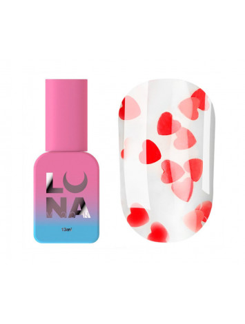 Luna Romantic Top Coat Red , 13 ml 
