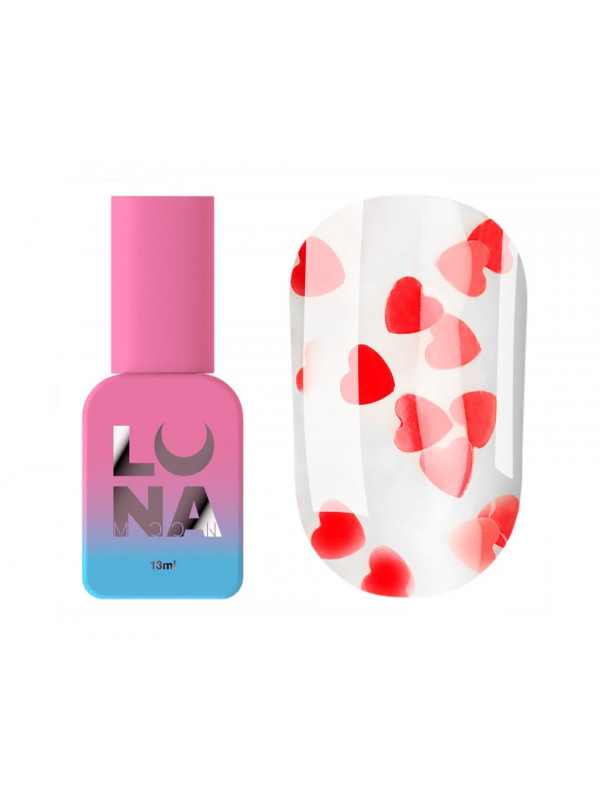 Luna Romantic Top Coat Red , 13 ml 