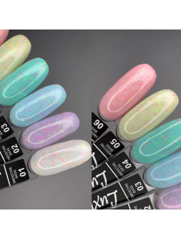 Luxton Smoothie Confetti Base Coat  №02 , 10 ml 