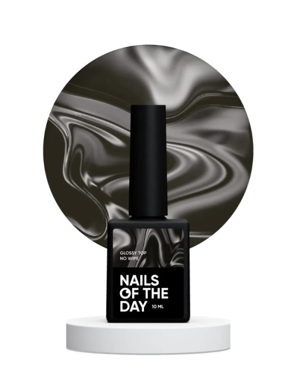 Nailsoftheday Glossy top no wipe with filters , 10 ml