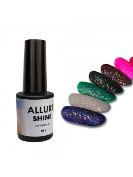 NailApex Allure Shine Matte Top ,  10 ml 