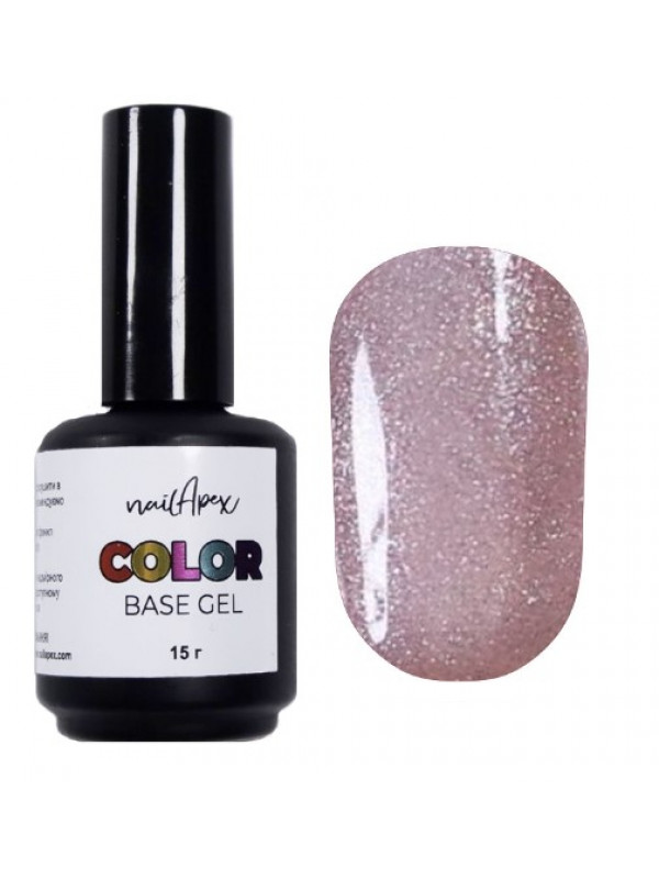 NailApex Light Reflective Base Coat №04,  15 ml 