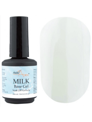 NailApex Milk Base Coat , 15 ml/30 ml