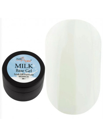 NailApex Milk Base Coat , 15 ml/30 ml
