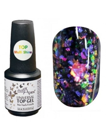 NailApex Multi-Shine Top Coat ,  15 ml 