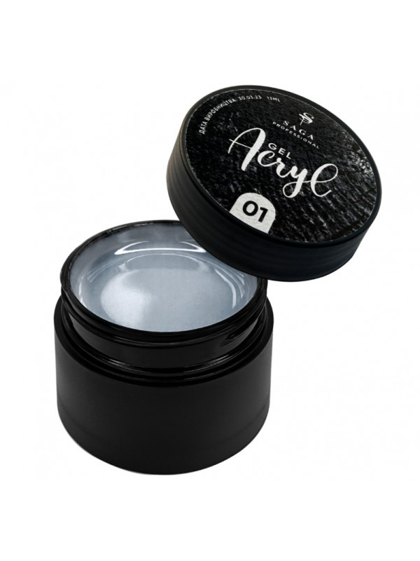 Saga Acryl Gel №01, 13 ml 
