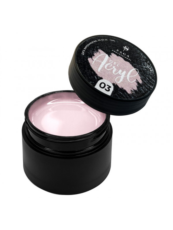 Saga Acryl Gel №03, 13 ml 