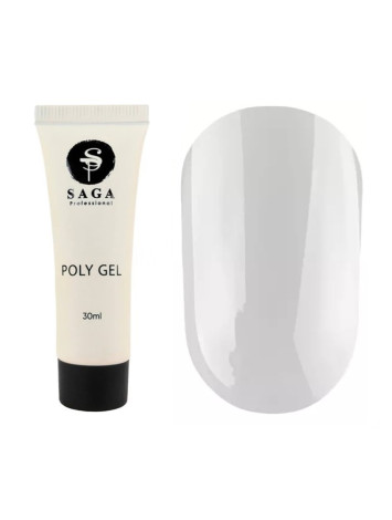 Saga Polygel Acryl Gel №01, 30 ml 