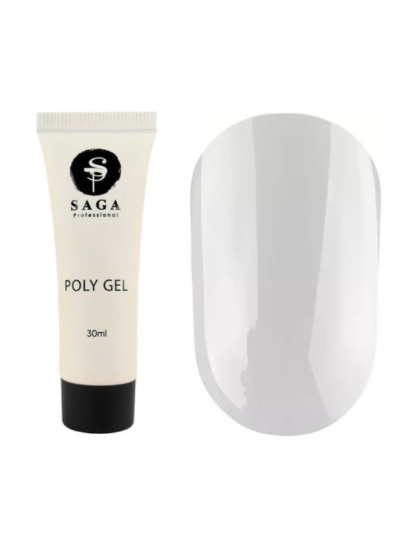 Saga Polygel Acryl Gel №01, 30 ml 