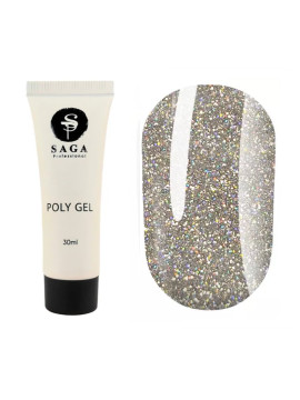 Saga Polygel Acryl Gel №09, 30 ml 