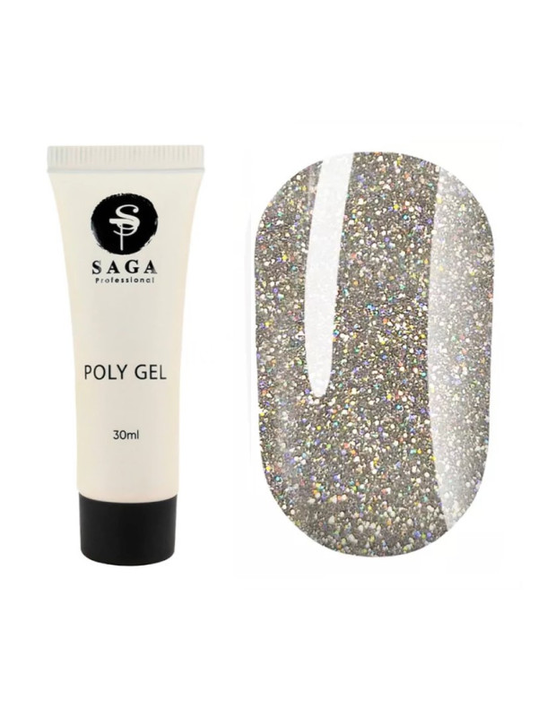 Saga Polygel Acryl Gel №09, 30 ml 
