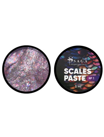 Saga Scales 3D Paste Gel  №01, 5 ml 