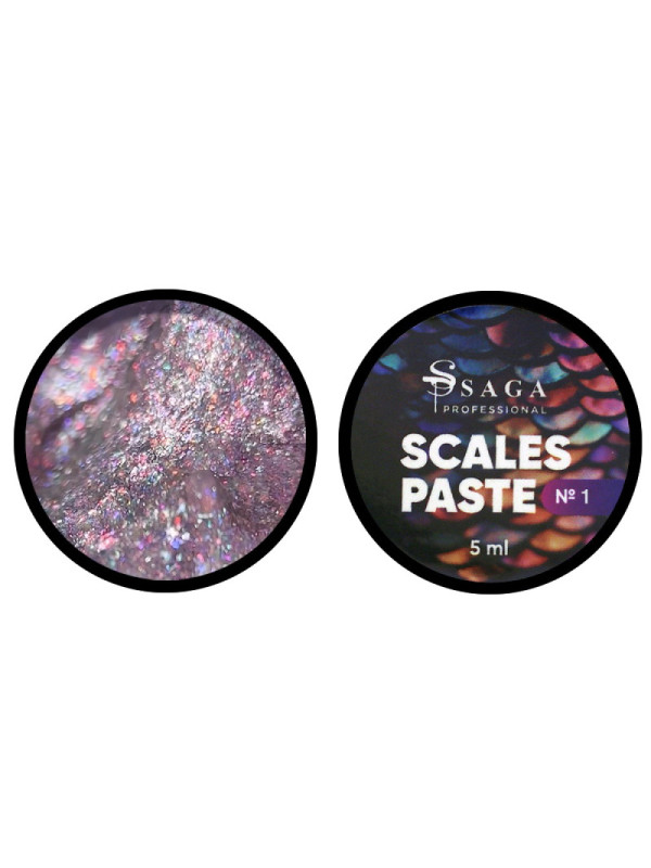 Saga Scales 3D Paste Gel  №01, 5 ml 