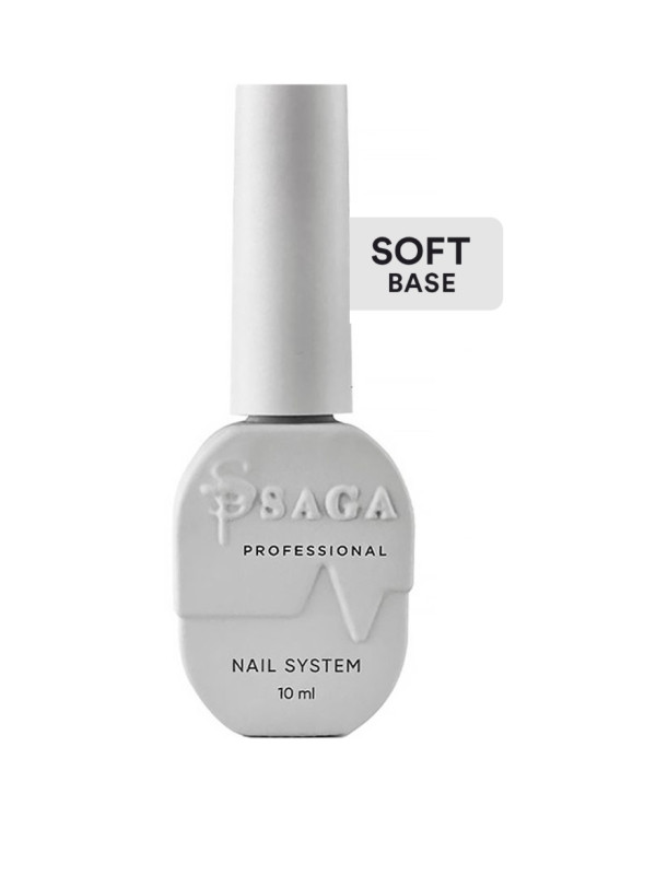 Saga Soft Rubber base coat,  10 ml 