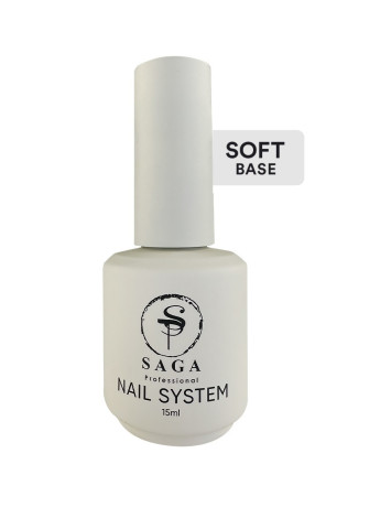 Saga Soft Rubber base coat,  15 ml 