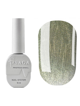 Saga Amber Cat Eye Gel Polish №02 ,10 ml 