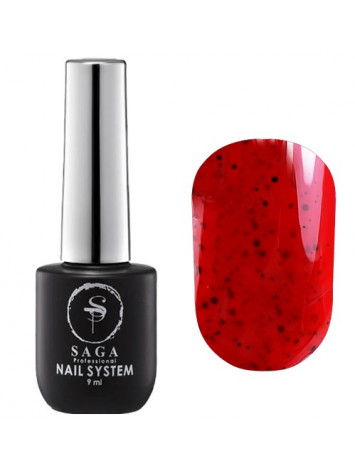 Saga Black Snow Gel Polish №01 , 9 ml 