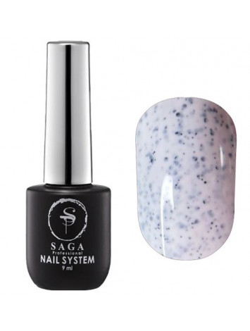 Saga Black Snow Gel Polish №02, 9 ml 