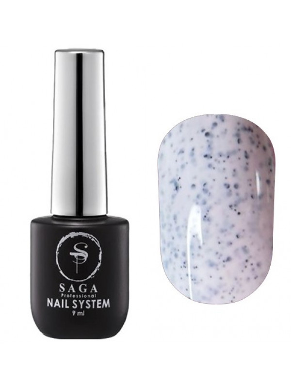 Saga Black Snow Gel Polish №02, 9 ml 