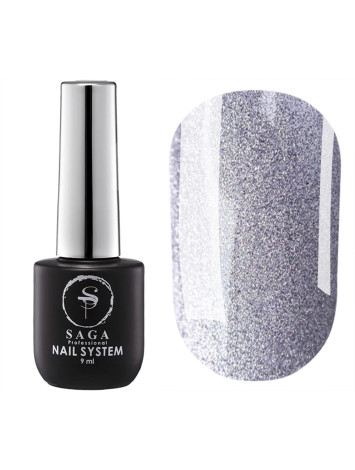 Saga Cat Shine Gel Polish silver, 9 ml 